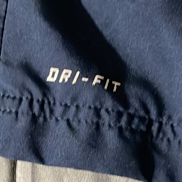 Nike Athletic Dri Fit Jacket 90’s Kids Blue Yellow Polyester Mesh lining size L. - Picture 4 of 15